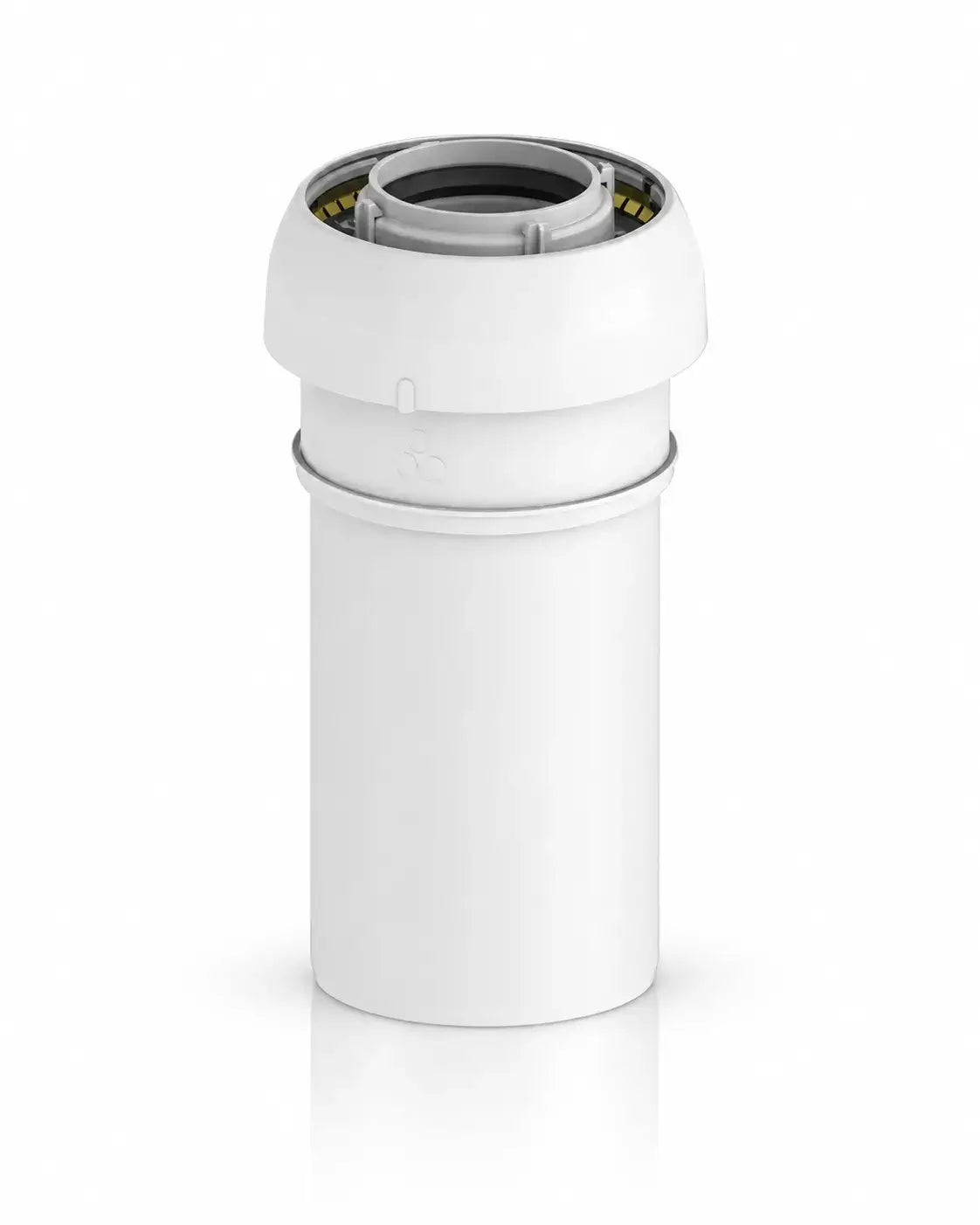 Burgerhout Easy Safe-PP verlengstuk 25 cm 60/100 voor rookgasafvoer